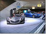  Here we go from flowing to just angry and edgy:  the Furai concept next to Mazda's latest RX-8 iteration.