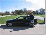  Damian waiting in line for the next session.  A sneaky way of getting past the Slow Porsches.