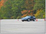  The Vette contrasts nicely to the beautiful fall colors.