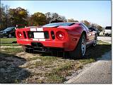  The most common view of a Ford GT.