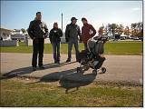  Dariusz, Lynn, Damian, and Edyta (with Nadia in the stroller) wait for the session to start.